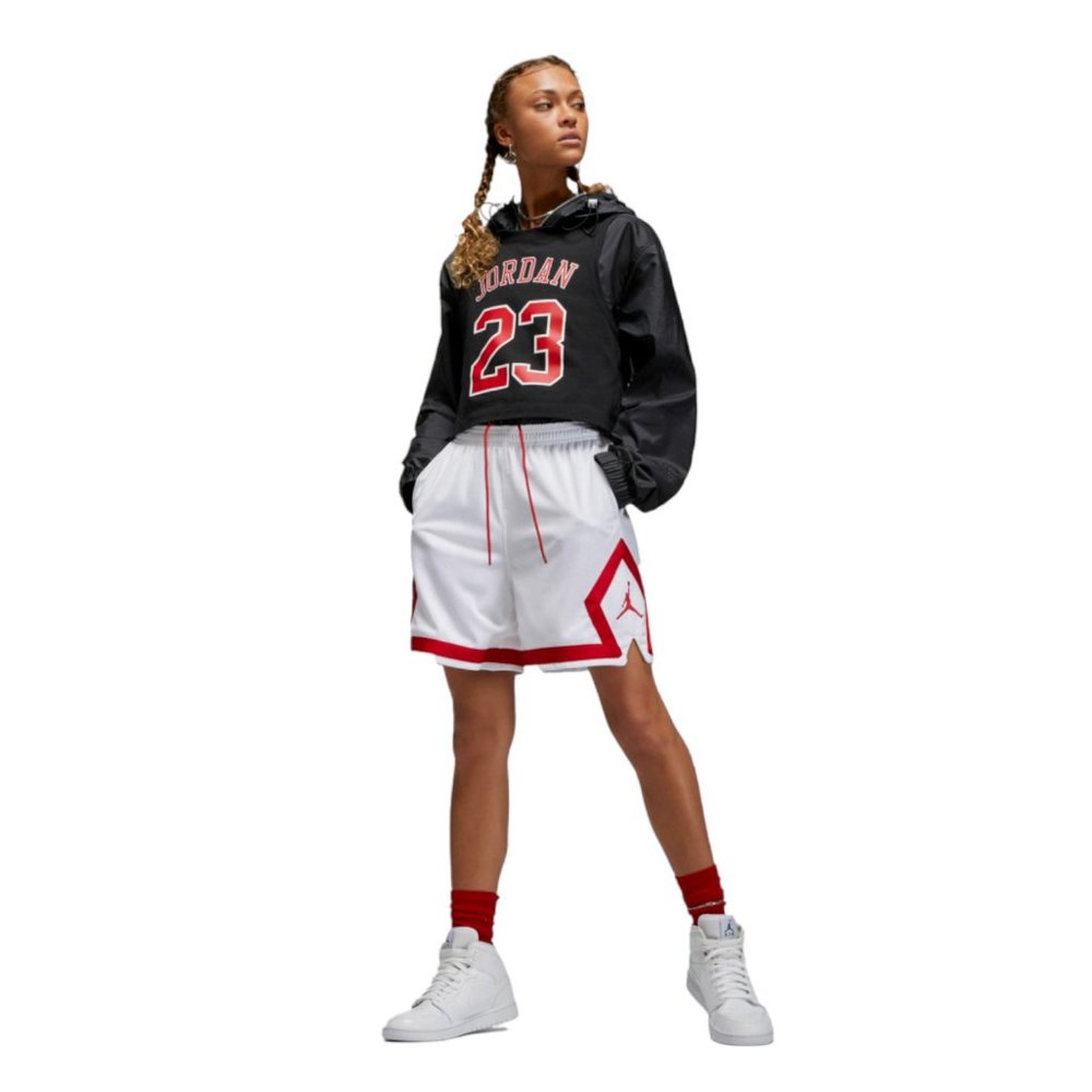 Nike Air Jordan Heritage Diamond Shorts DO5032-100 White Women's